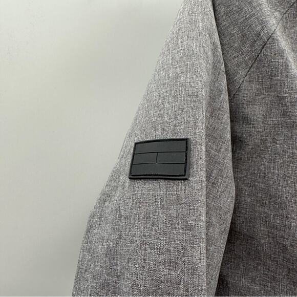 Tommy Hilfiger Men's Gray TH Storm Water Resistant Field Down Jacket Size L - Picture 4 of 14